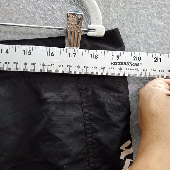 Jagermeister Men Swimwear XL Black Board‎ Shorts Logo Zip Pockets Drawstring - Picture 3 of 9